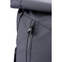 Rolltop backpack TROIKA Black Roll Top, black