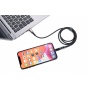 Charging cable TROIKA Speedy, 1m, USB-C to lightning adapter, black