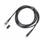 Charging cable TROIKA Speedy XL, 2m, USB-C to lightning adapter, black
