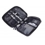 Zipper case TROIKA Connected, organizer, grey