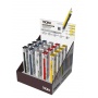 Counter display multifunction pens TROIKA Construction, 20 pcs., mix colors