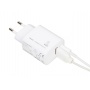 Ładowarka TROIKA Charge-X Duo 20, dwa porty USB-C+A, biała, Ekskluzywne, Gadżety