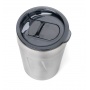 Thermal mug TROIKA Cup-uccino, 300ml, stainless steel, black