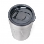 Thermal mug TROIKA Cup-uccino, 300ml, stainless steel, black