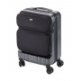 Suitcase TROIKA 36 Hours Trolley, polycarbonate, grey