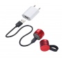 Flashlight TROIKA Eco Run, with magnet, LED, red