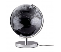 Globus TROIKA Terra Light, śr. 25cm, metalowa podstawa, czarno-srebrny