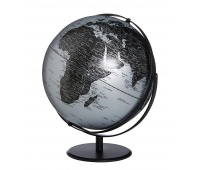 Globe TROIKA Juri, dia. 30cm, metal base, silver-black