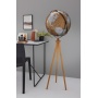 Globe TROIKA Sputnik, on a stand, diameter 43 cm, height 1.40 m, brown and silver