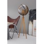 Globe TROIKA Sputnik, on a stand, diameter 43 cm, height 1.40 m, brown and silver