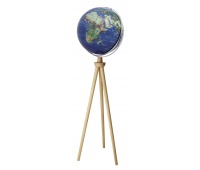 Globe TROIKA Sputnik, on stand, dia. 43cm, height 1.40m, blue-green