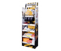 Display kartonowy DONAU SAFETY, duży, bez wyposażenia