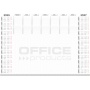 Podkładka na biurko OFFICE PRODUCTS, planer 2026/2027, biuwar 594x420mm A2 ,52k., biała, Podkładki na biurko, Wyposażenie biura