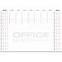 Desk pad OFFICE PRODUCTS, 2026/2027 planner, 594x420mm A2 ,52 sheets, white, Desk mats, Office equipment