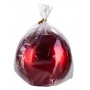 Świeca kula DONAU HOME Aurora, 100x100mm, rubin, Świece, Wyposażenie biura