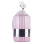 Ribbed pillar candle DONAU HOME Alva, 60x90mm, pink