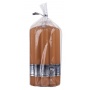 Ribbed pillar candle DONAU HOME Wave, 70x130mm, caramel