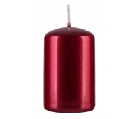 Pillar candle DONAU HOME Advent Gloss, 50x80mm, set of 4, glossy red