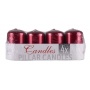 Pillar candle DONAU HOME Advent Gloss, 50x80mm, set of 4, glossy red