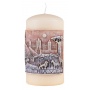 Pillar candle DONAU HOME Africa Travel, 80x150mm, cream
