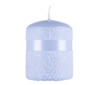 Pillar candle DONAU HOME Milo, 70x90mm, pearl blue