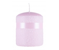 Świeca słupek DONAU HOME Milo, 70x90mm, róż perła