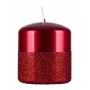 Świeca słupek DONAU HOME Onyx, 80x90mm, czerwony, Świece, Wyposażenie biura