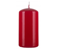 Świeca słupek DONAU HOME Standard Gloss, 60x115mm, czerwony