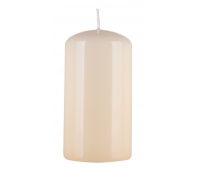 Świeca słupek DONAU HOME Standard Gloss, 60x115mm, kremowy