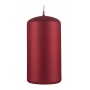 Pillar candle DONAU HOME Standard Gloss, 60x115mm, matte metallic red