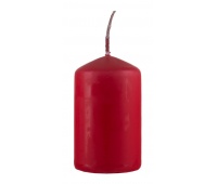 Świeca słupek DONAU HOME Spiced Christmas, 40x70mm, 4 szt., jabłko z cynamonem, czerwony