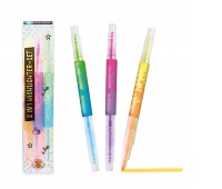 Zestaw zakreślaczy 2 w 1 TRENDHAUS BTS, 3 szt., mix kolorów