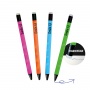 Ścieralny długopis żelowy TRENDHAUS BTS, mix kolorów, Szkolne, Gadżety