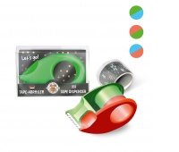 Dyspenser z przezroczystą taśmą klejącą TRENDHAUS BTS, mix kolorów