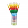 Kredki woskowe pop-up TRENDHAUS ABC-5, zestaw 12 szt., mix kolorów, Szkolne, Gadżety