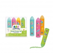 Kreda uliczna TRENDHAUS ABC-5, zestaw 4 szt., mix kolorów