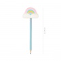 Ołówek z puszystą chmurką TRENDHAUS GF, mix kolorów, Szkolne, Gadżety
