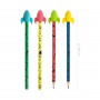 Ołówek z rakietą zmieniający kolor TRENDHAUS SA, mix kolorów, Szkolne, Gadżety