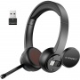 Wireless headphones Q-CONNECT, with microphone, black
