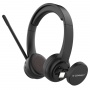 Wireless headphones Q-CONNECT, with microphone, black