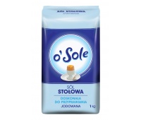 Sól stołowa jodowana O'SOLE, 1000g