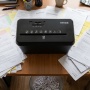 Shredder OFFICE PRODUCTS, cross-cut, up to 5 sheets A4, 8l bin, black, Shredders, Office appliances and machines