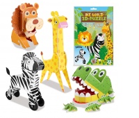 3D puzzle TRENDHAUS Animals, safari, mix kolor&oacute;w