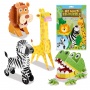 3D puzzle TRENDHAUS Animals, safari, mix kolorów, Gry i zabawki, Gadżety