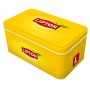 Puszka na herbatę LIPTON, żółta, Promocje, ~ Nagrody