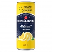 Limonata SANPELLEGRINO, delikatny gaz, puszka, 0,33l