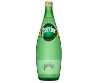 Woda PERRIER, mocny gaz, butelka szklana, 0,75l