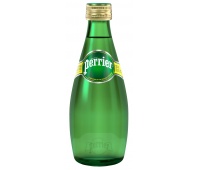 Woda PERRIER, mocny gaz, butelka szklana, 0,33l