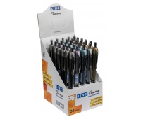 Display of ball pens LINC Elantra, ball size 0.7mm, writing line width 0.3mm, 30 pcs, blue