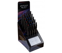 Display długopisów żelowych LINC Pentonic GRT, śr. kulki 0,7mm, 30 szt., mix kolorów